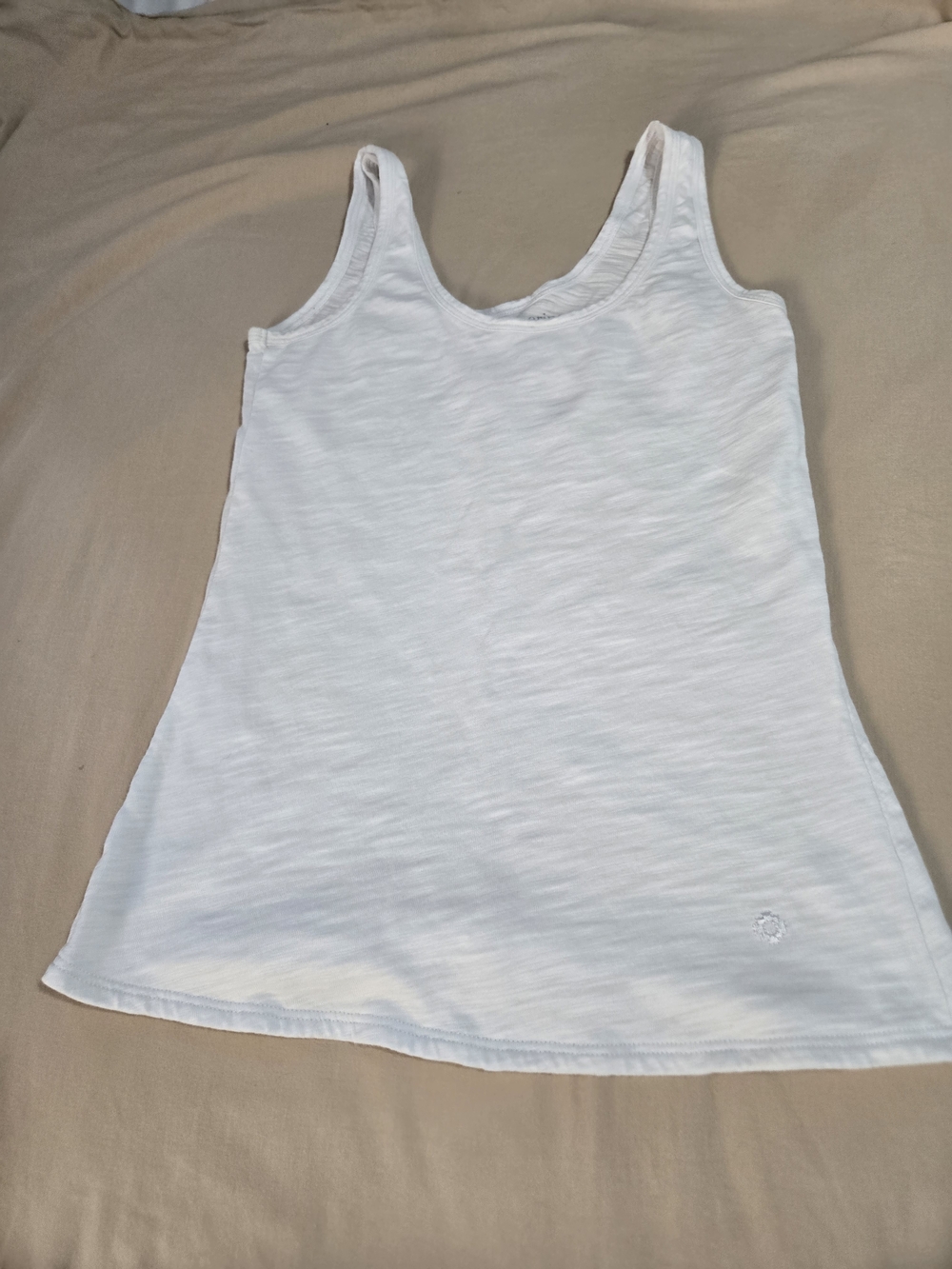 Women's White  Tank Top